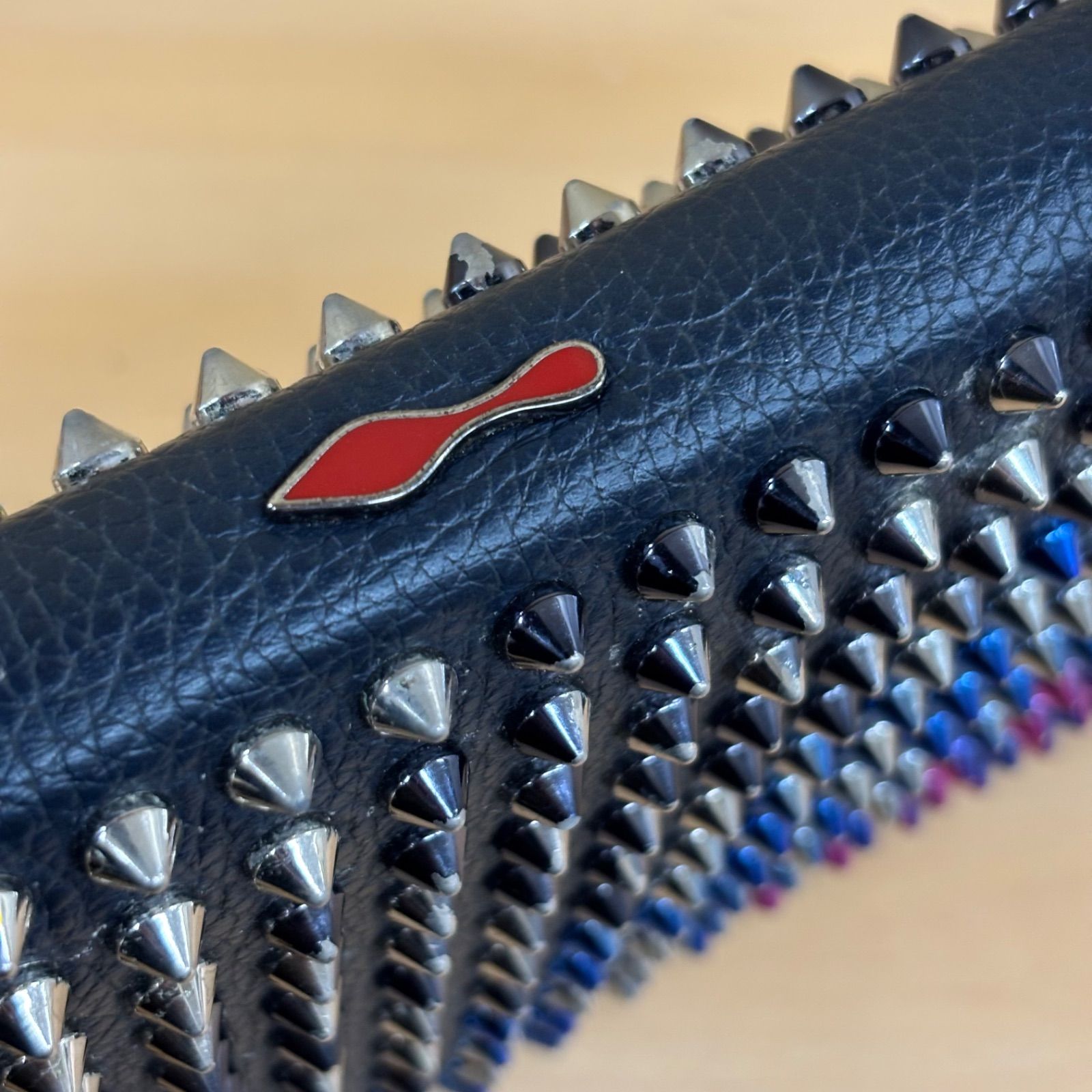 ◎ Christian Louboutin クリスチャンルブタン スタッズ 長財布 箱