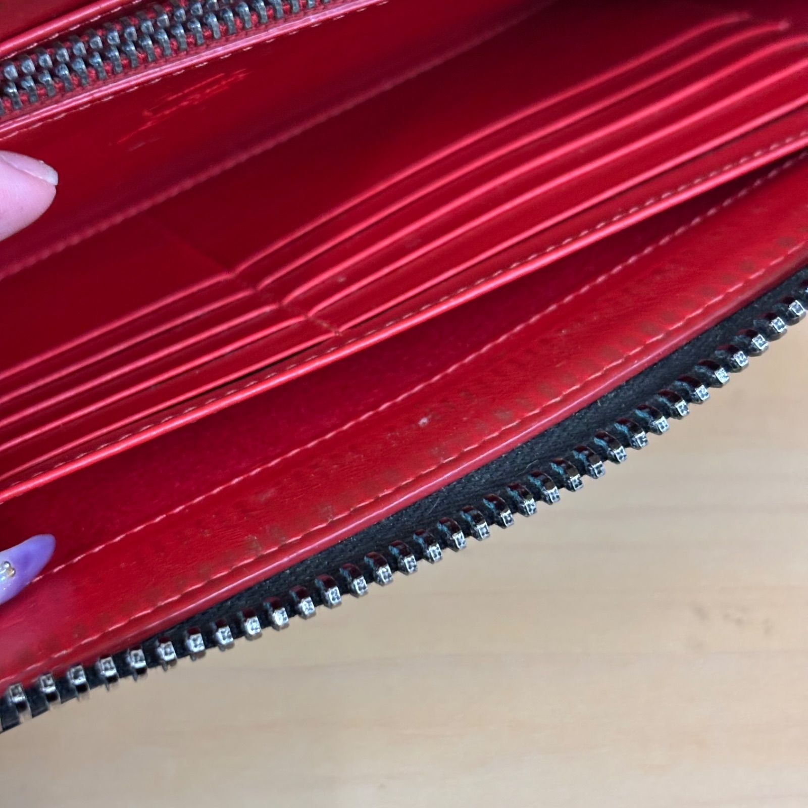 ◎ Christian Louboutin クリスチャンルブタン スタッズ 長財布 箱