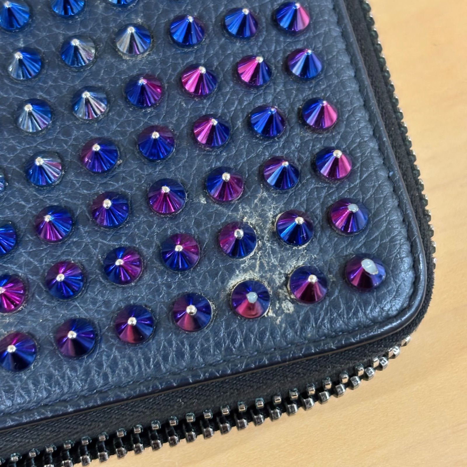 ◎ Christian Louboutin クリスチャンルブタン スタッズ 長財布 箱