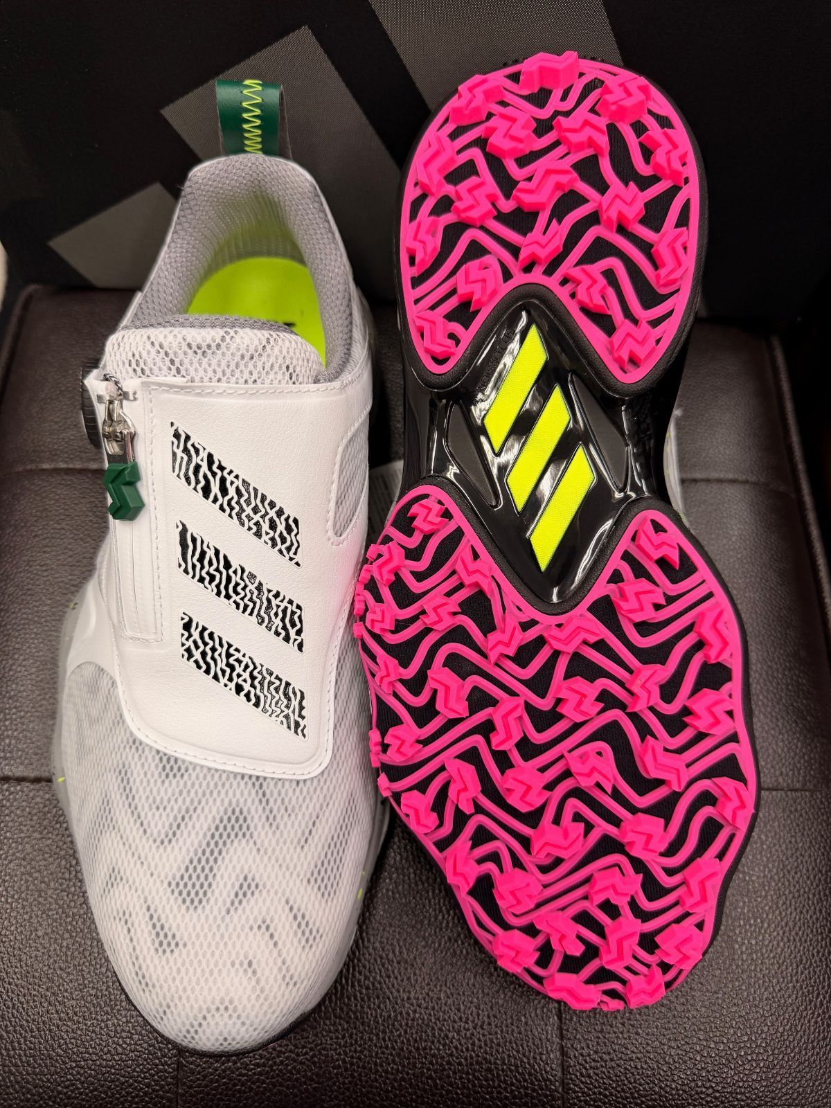 ♥品 アディダス コードカオス 25 ボア NKZ 93 スパイクレス ゴルフシューズ メンズ 2025年モデル adidas