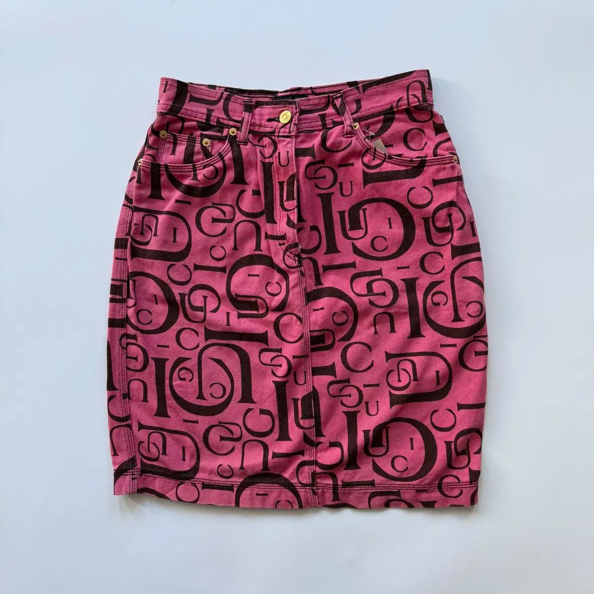 1990年代 グッチ トムフォード期 デニムスカート