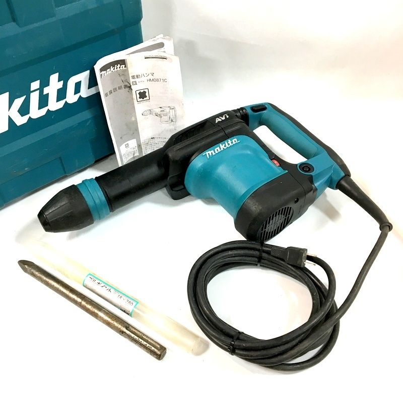 makita マキタ 電動ハンマ HM 0871 C SDSマックスシャンク 電動ハンマー ハツリ 破砕 電動工具 △ DW 3611