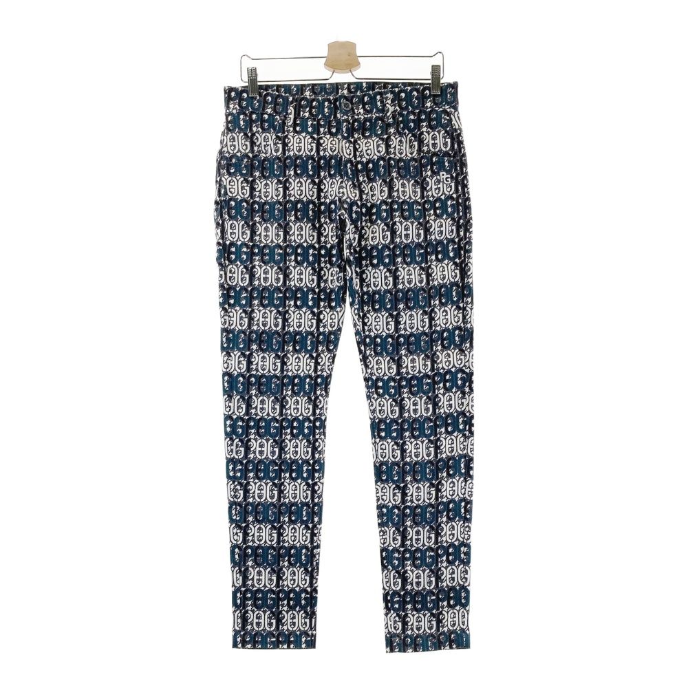 サイズ 4 PEARLY GATES パーリーゲイツ 2025年モデル ロングパンツ 総柄 グリーン系 240101553398 ゴルフウェア メンズ ストスト