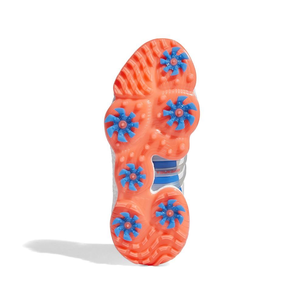 アディダス adidas ゴルフシューズ ウィメンズ ツアー360 22 フットウェアホワイト シルバーメタリック ターボ GV 7248