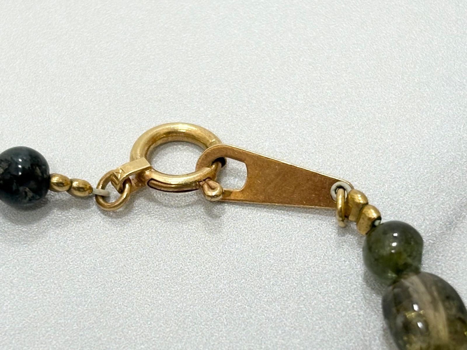 K18金具 マルチカラー トルマリン ブレスレット 10g - メルカリ