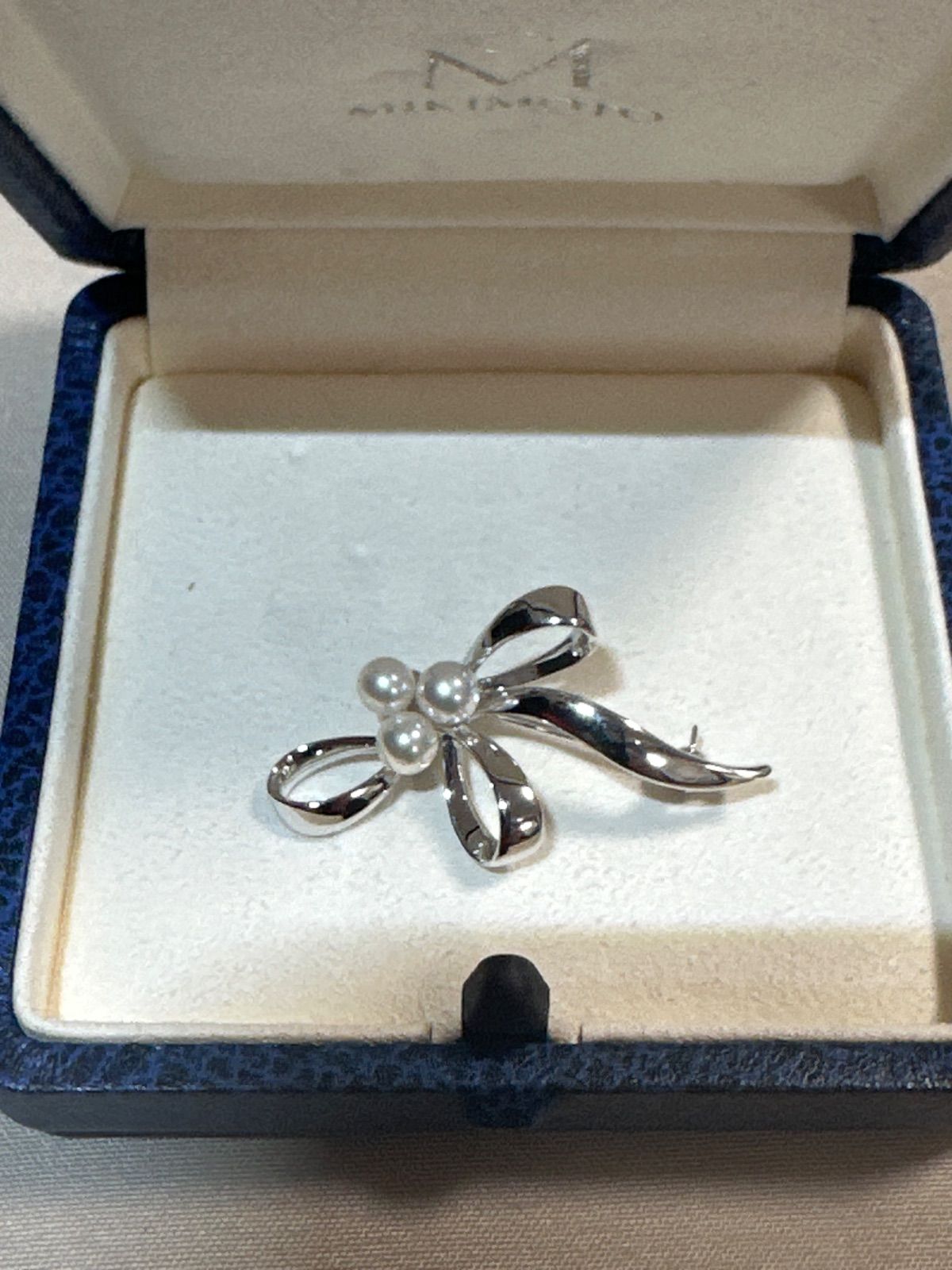 ︎MIKIMOTO ︎ミキモト アコヤパール ブローチ ハートブローチ