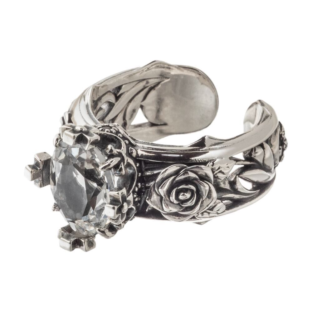 トパーズローズリング