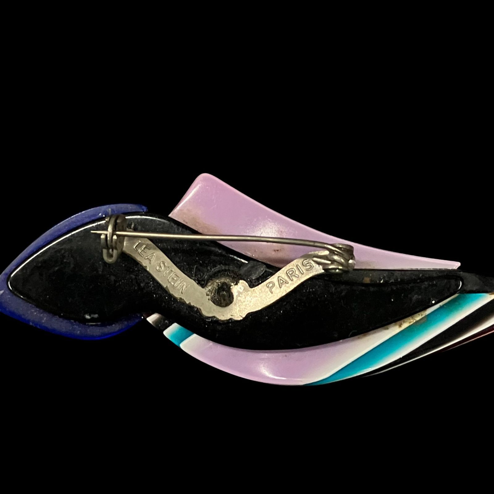 ヴィンテージブローチ】リアスタン（LEA STAIN）デザインブローチ