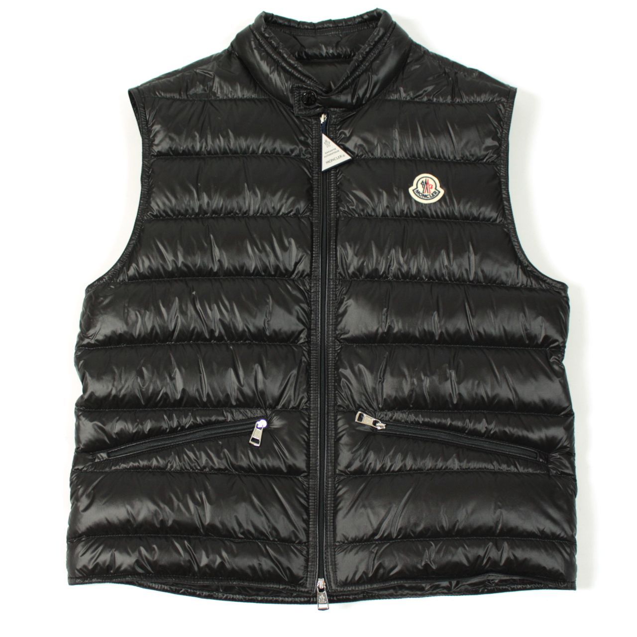 MONCLER GUI 軽量ダウンベスト ブラック KANDAIZUMI_COM