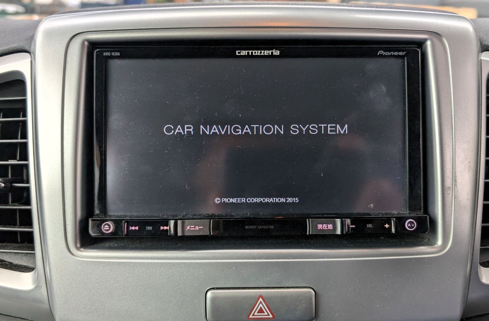 動作 済 carrozzeria ナビ メモリーナビ AVIC-RZ66 パイオニア Pioneer ETC付 カメラ付