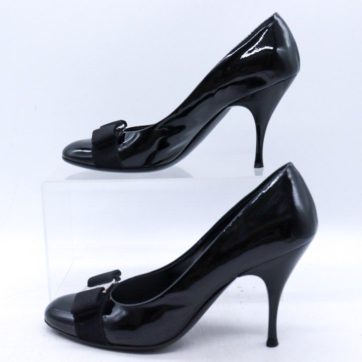 フェラガモ パンプス ヴァラ リボン ハイヒール ブランド シューズ 靴