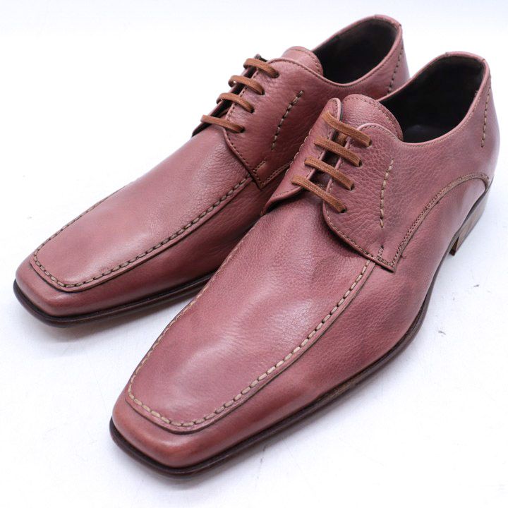 セオリー ドレスシューズ ビジネスシューズ 本革 レザー ブランド 紳士靴 イタリア製 メンズ 41 ブラウン theory