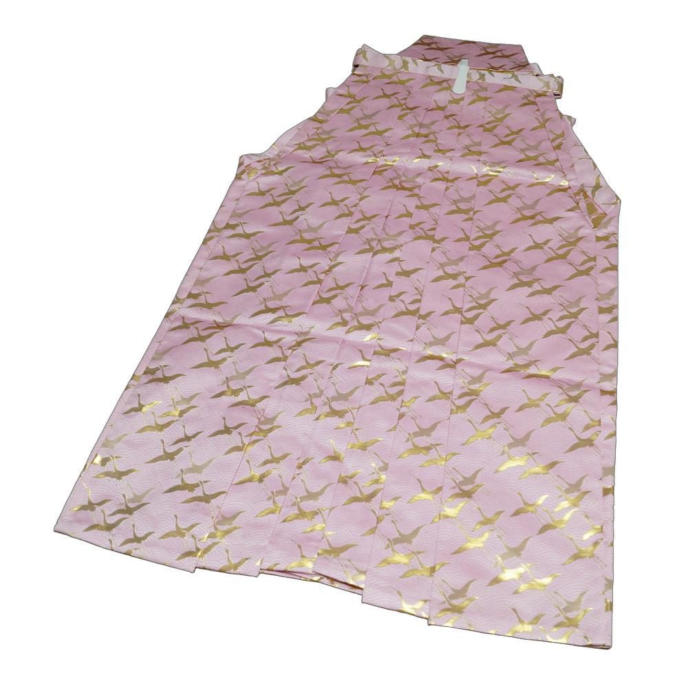 金襴袴 日本製 踊り 袴 踊り用 金襴 波頭に飛鶴模様 Lサイズ 紐下 2尺3寸 87cm 大 馬乗型 股有り 送料無料 袴 踊り 着物 踊り着物 踊り用着物 和服 リサイクル着物 舞踊 着物 踊り用 衣裳 袴 神官 巫女 成人式 舞台衣装 コスプレ