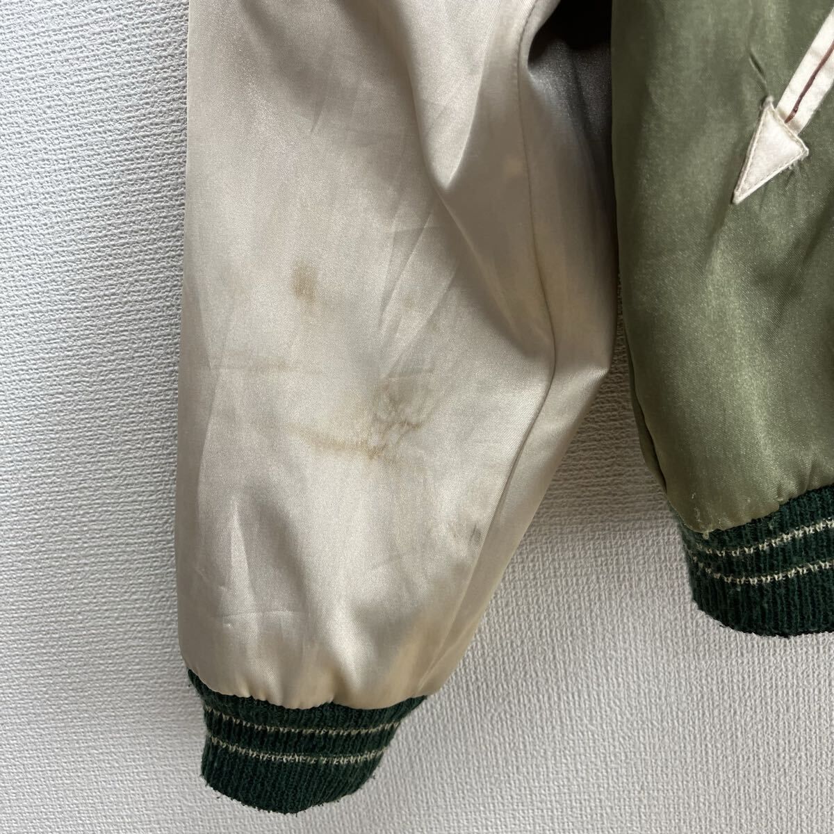 サテン スカジャン