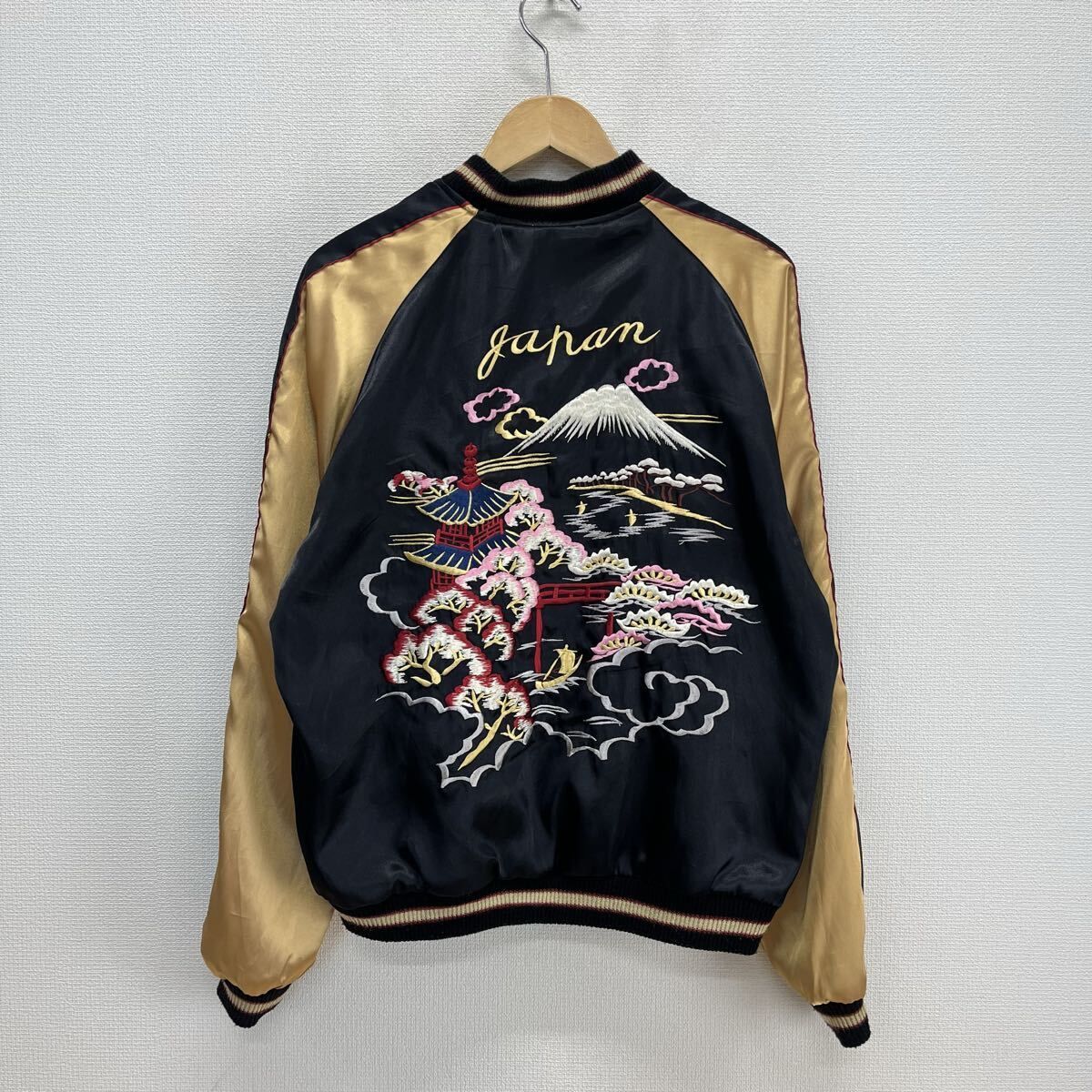 TAILOR TOYO テーラー東洋 TT11006 富士山 昭和基地刺繍 リバーシブル サテン スカジャン L 10129608 KANDAIZUMI_COM