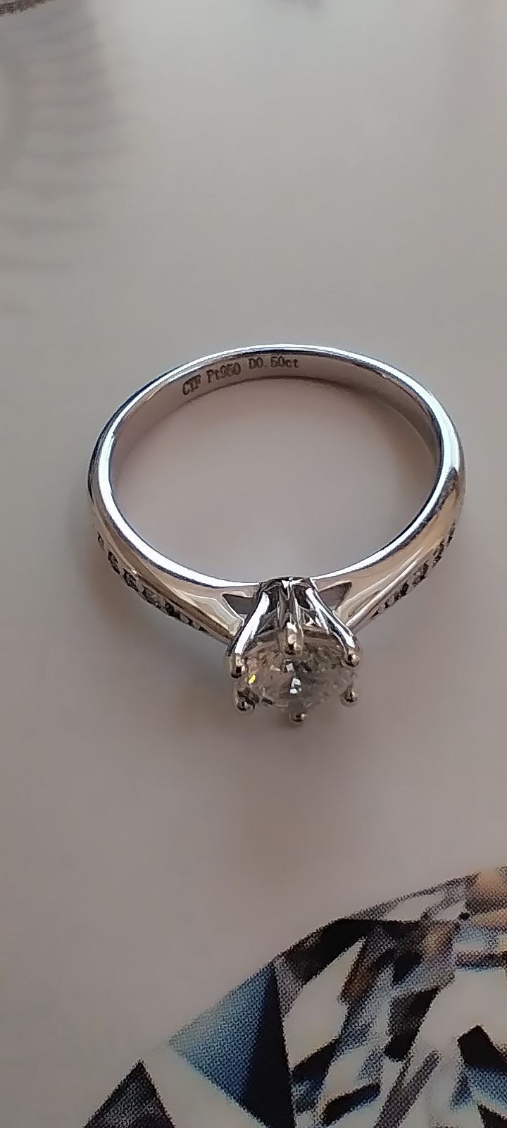 最高品質✨D/VVS2✨プラチナ950✨ダイヤリング✨GIA鑑定書付き❣️ 最高品質✨D/VVS2✨プラチナ950✨ダイヤリング✨GIA鑑定書付き