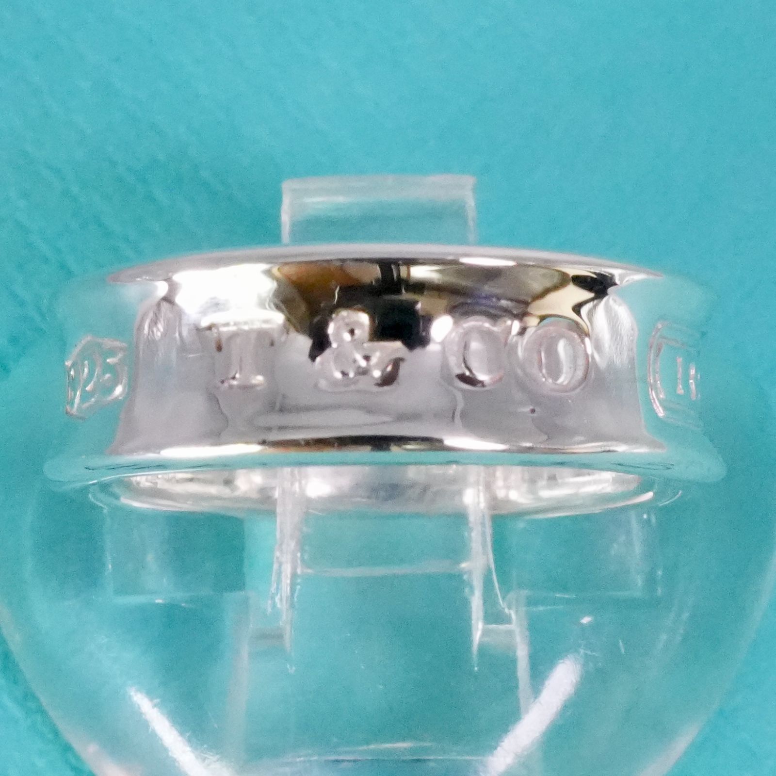 極美品15号 ティファニー 1837 ナロー ミディアム リング25-2035S