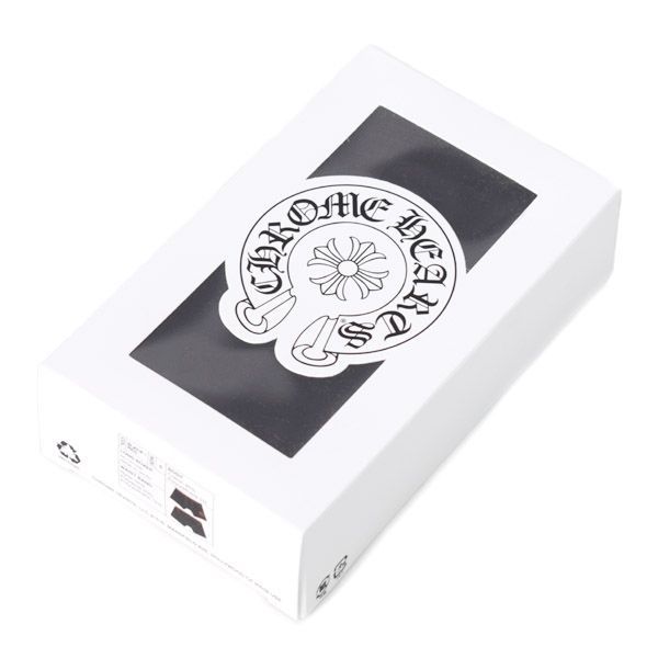 クロムハーツ パンツ メンズ ボクサーパンツ CHROME HEARTS ホースシュー ロゴ ロング ボクサー ブリーフ 下着 S ブラック×レッド CH 1200
