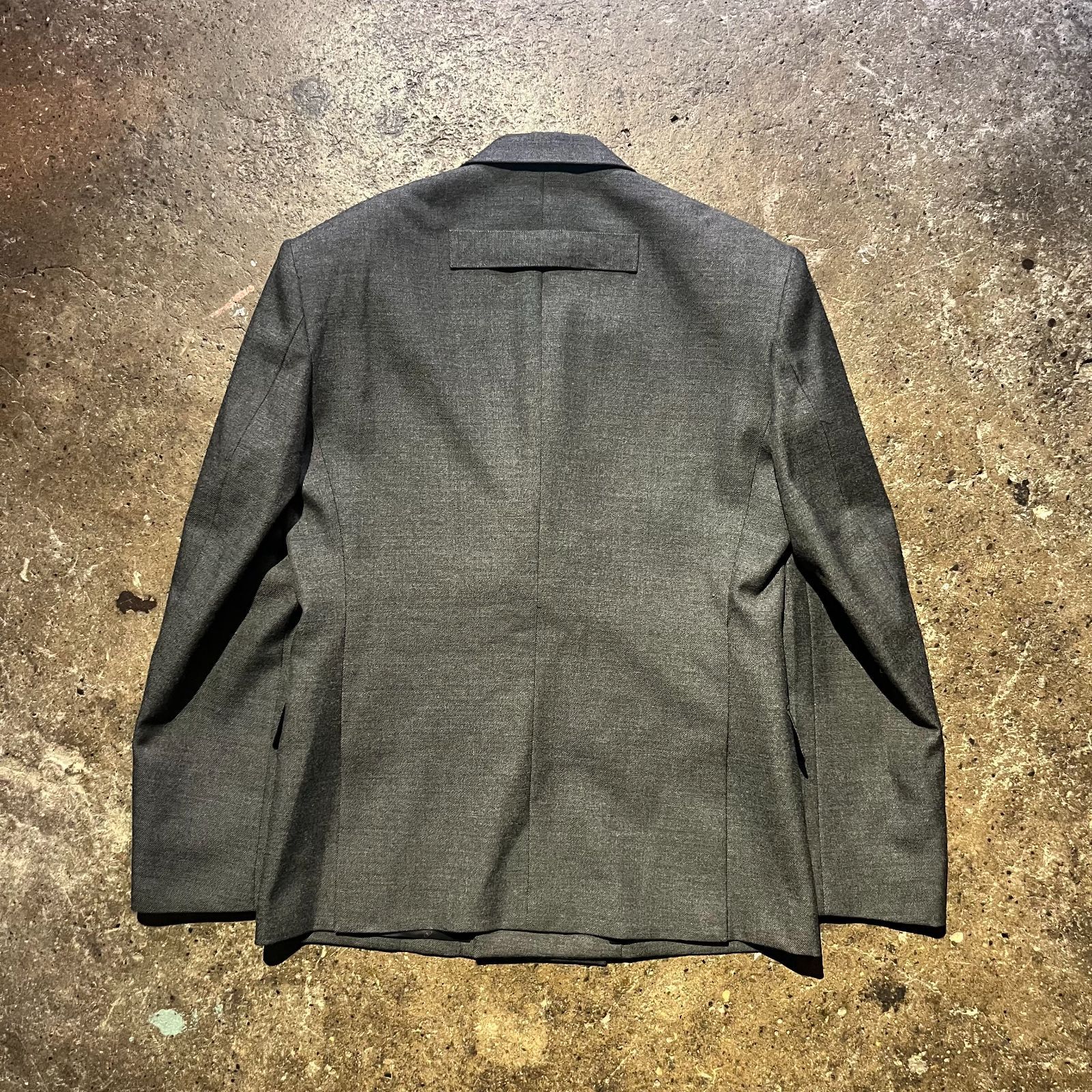 24AW ジョンローレンスサリバンWOOLSPENCERJACKETタグ付き JOHN LAWRENCE SULLIVAN 24aw Wool Gabardine Double Breasted Jacket