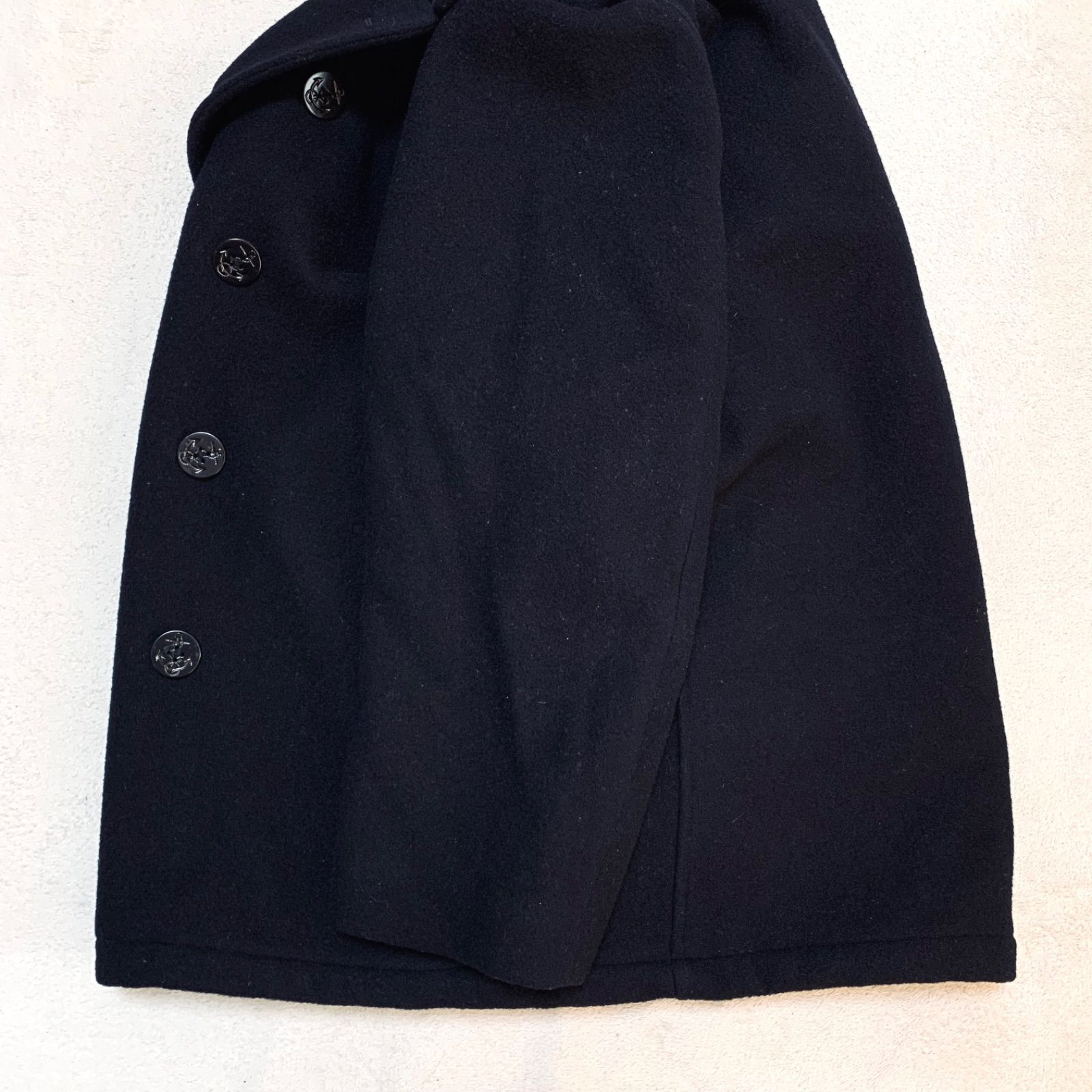 J.PRESS | 樫山株式会社 Pコート ピーコート ウールコート ダブルブレスト キルティング LLサイズ 濃紺 ネイビー ジェイプレス KANDAIZUMI_COM