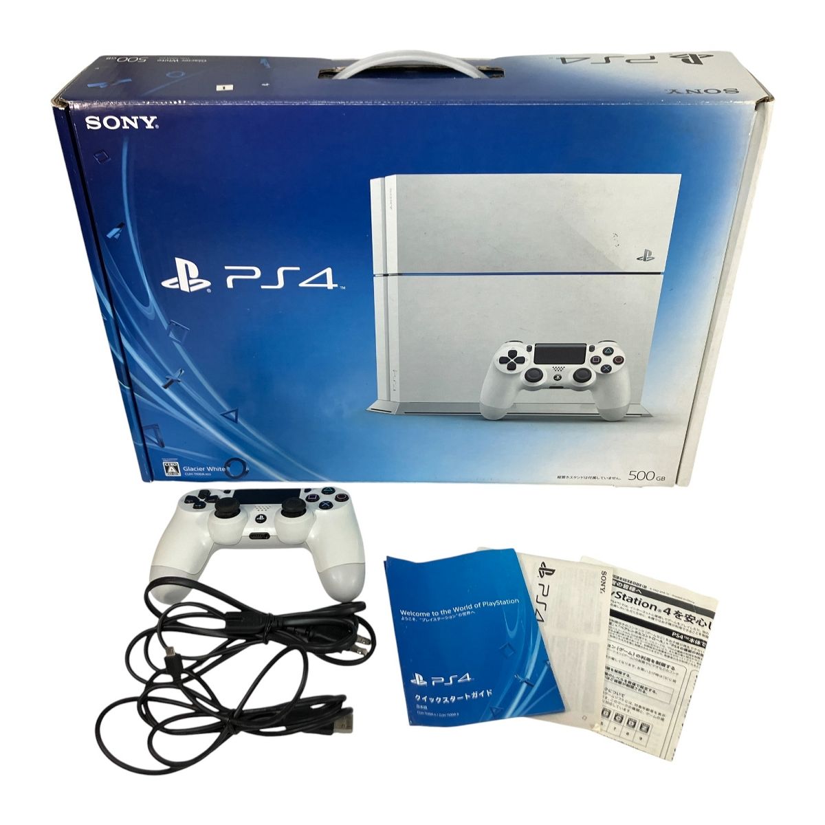 CO_10 13 SONY PlayStation 4 CUH 1100 A ソニー プレイステーション4 ホワイト 家庭用 ゲーム