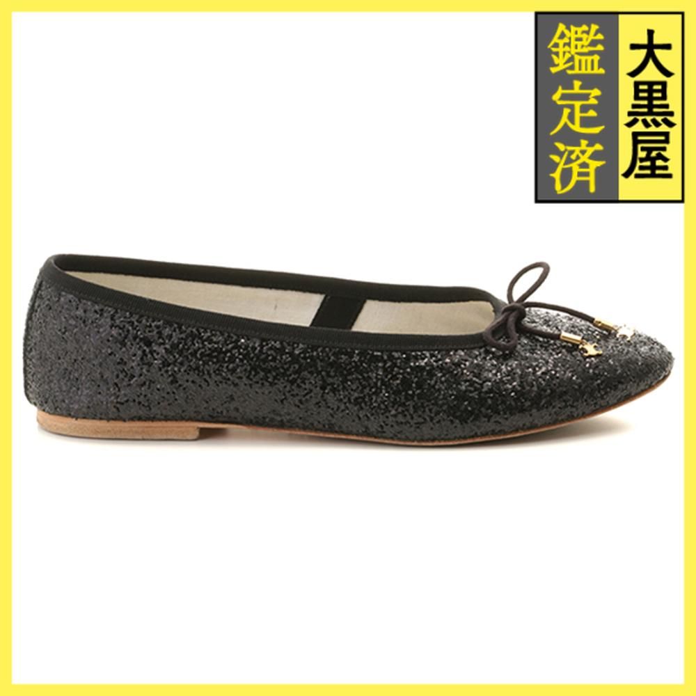 セリーヌ グリッターバレエシューズ