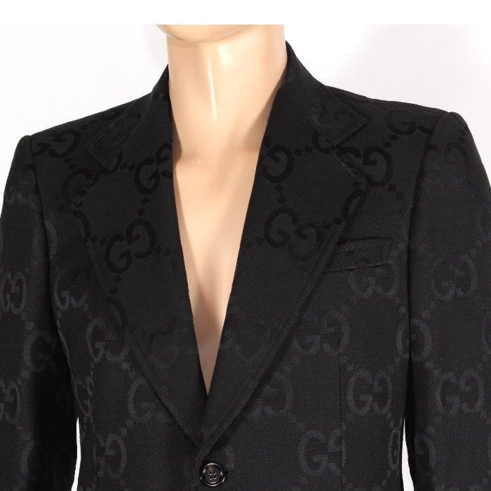 GUCCI グッチ ジャンボGG キャンバス ジャケット 680759 ZAHT6 1000 48