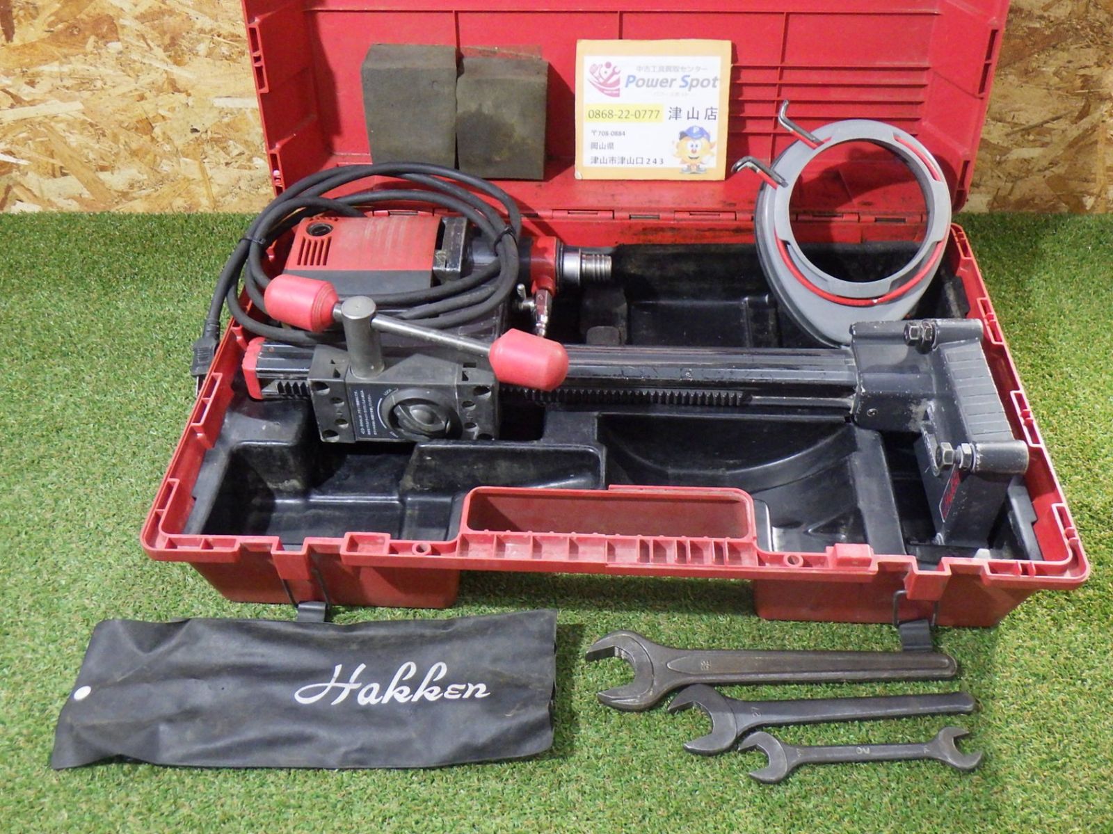 ジャンク品 ハッケン コアドリル SPJ-5A コンクリート 石材 振動 穴あけ 251106