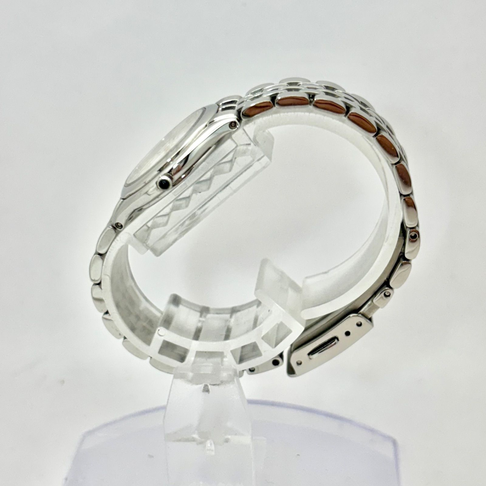 電池 SEIKO セイコー エクセリーヌ レディース 腕時計 シェル シルバー 4 J 41-0030 340060