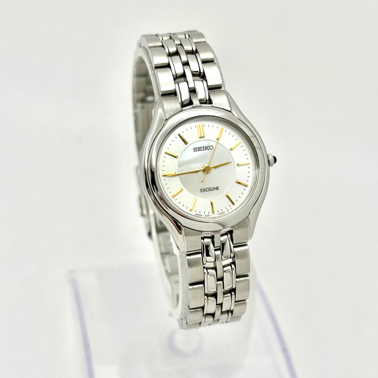 美品/新品電池】SEIKO セイコー EXCELINE エクセリーヌ レディース