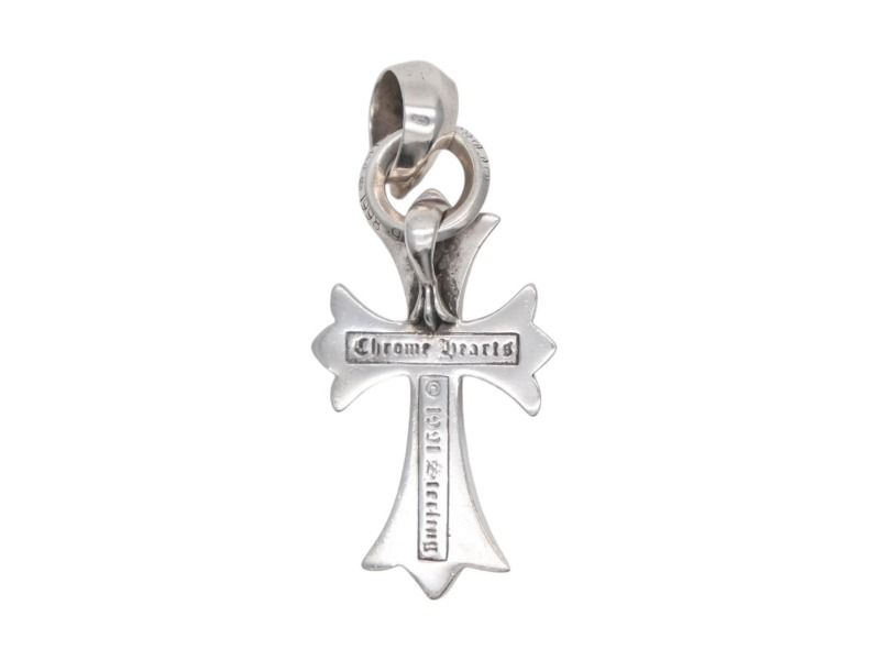 CHROME HEARTS クロムハーツ スモールCHクロス ベイル ペンダントトップ 重量22.8 g 1991|Sterling刻印 4 b 008936