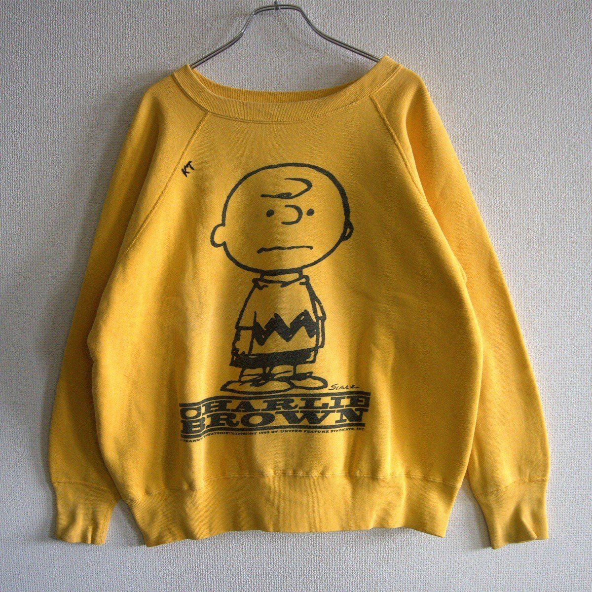 希少】60s ビンテージスウェット マスタードイエロー 50s 70s 希少