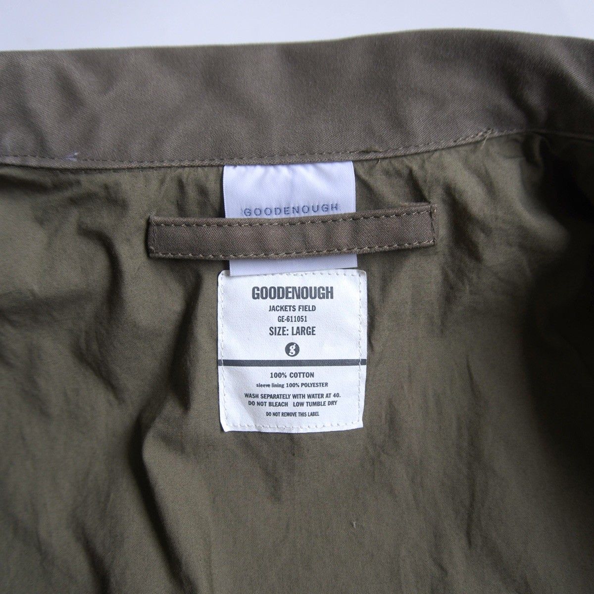 美品】GOOD ENOUGH 【FIELD JACKET フィールド ジャケット】 L 
