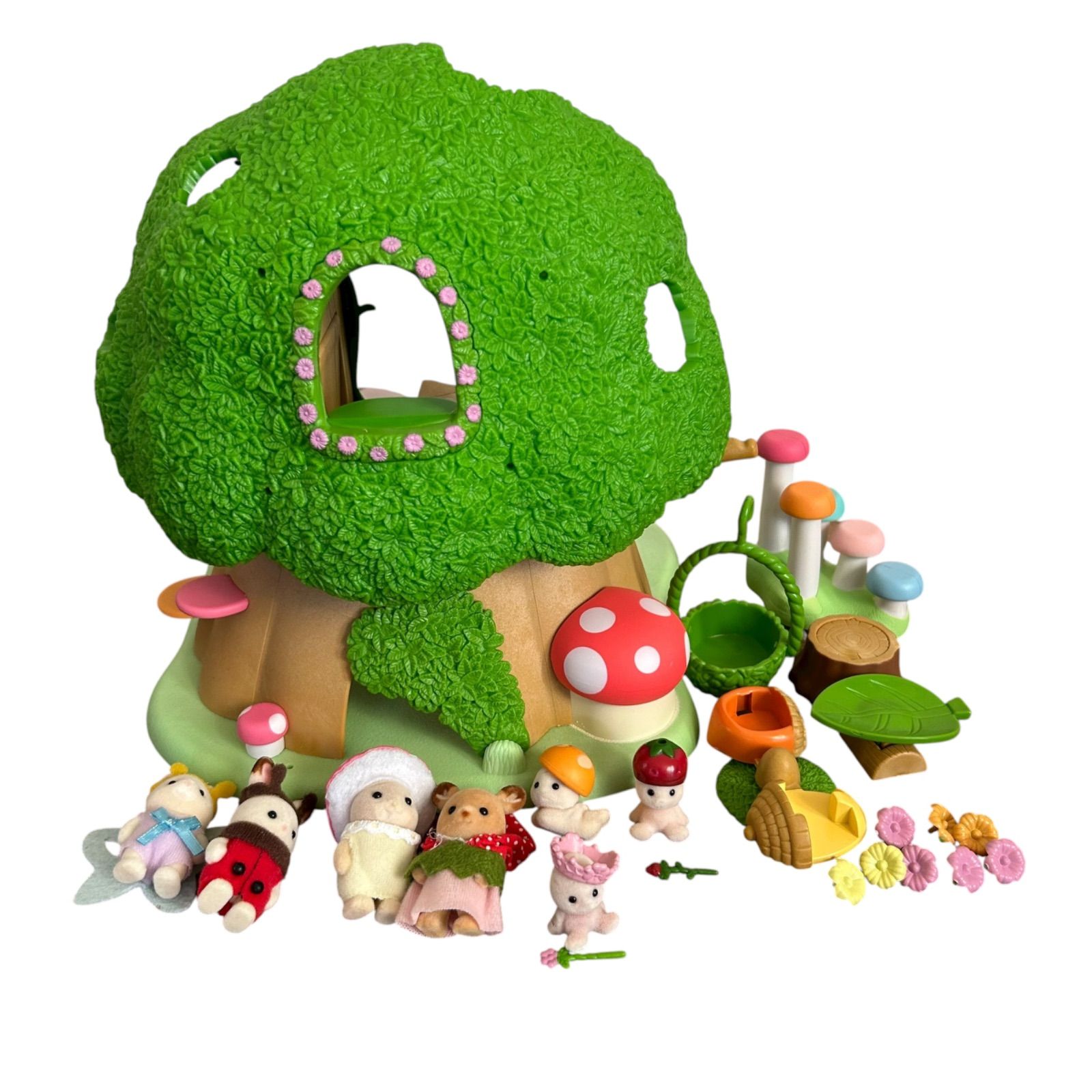 シルバニアファミリー 妖精さんのひみつの木ギフトセット いちごの妖精 きのこの妖精 おはなの妖精