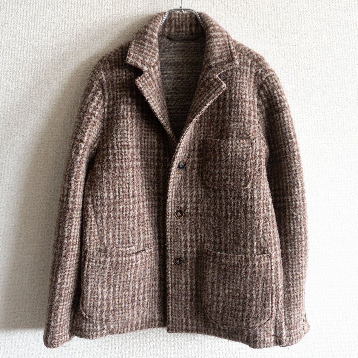 極美品】45R【千鳥格子柄 ウール ジャケット】3 45rpm 25110035 - メルカリ