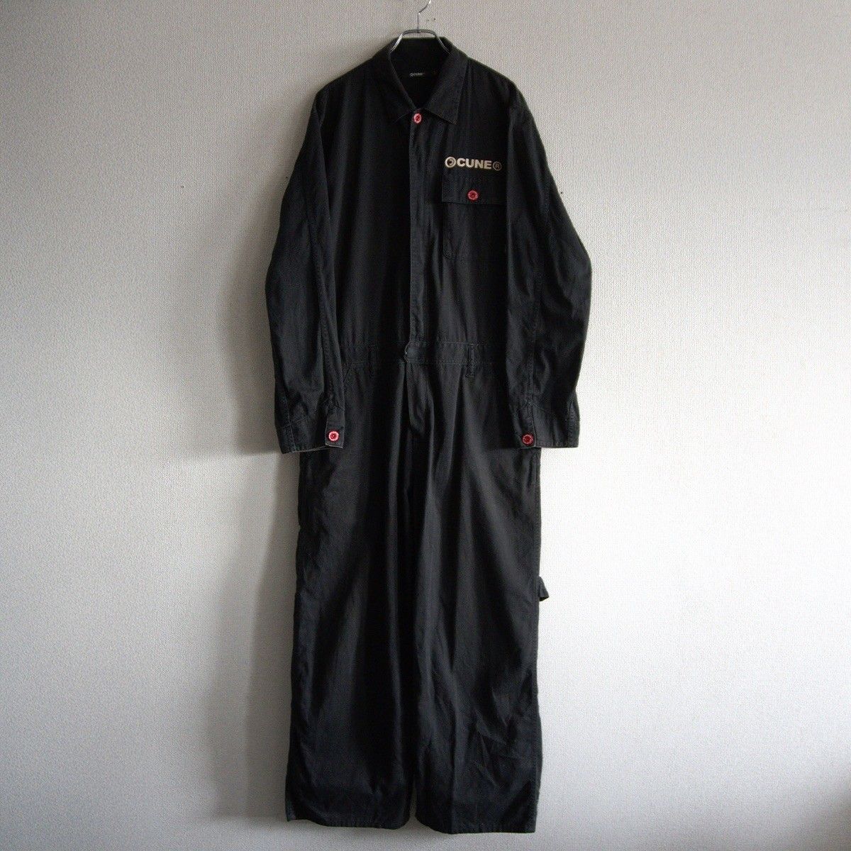 CUNE うさぎ オールインワン 3 ブラック つなぎ キューン