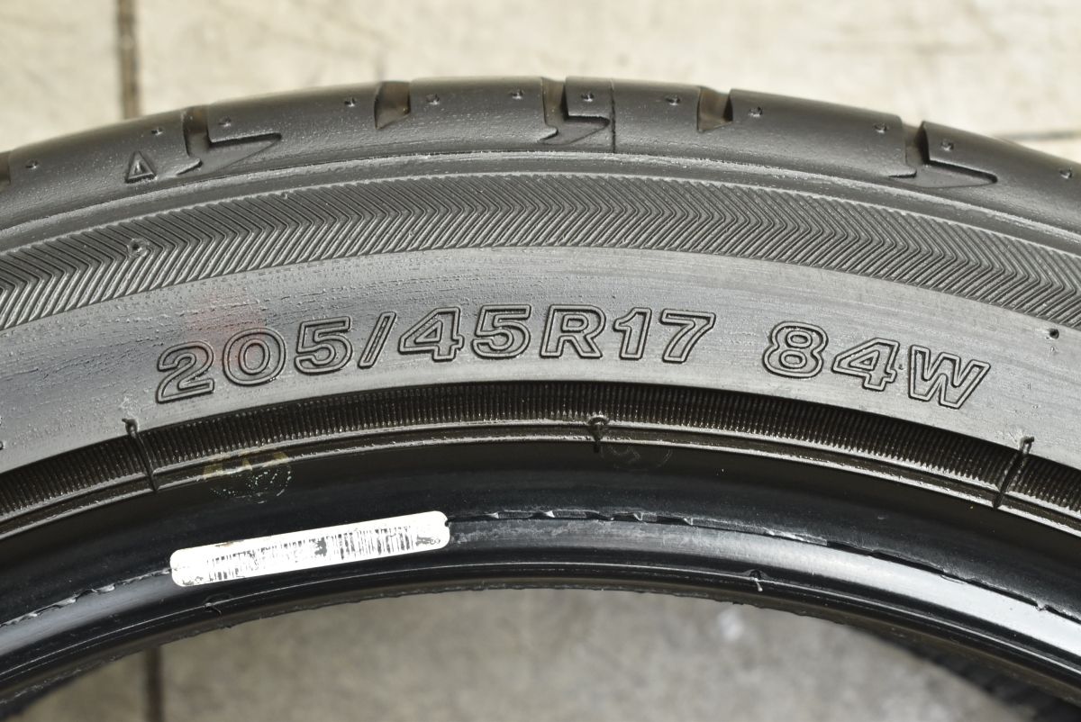  製 超バリ溝 ブリヂストン ポテンザ POTENZA S 001 205 45 R 17 4本 アクア GRヤリス ヴィッツ ノート NC ND ロードスター 17インチ サマータイヤ ノーマルタイヤ