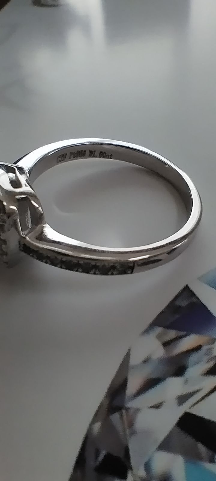 J11 参考価格580000円 GIA鑑定書付き pt950 1.00ct CTF刻印あり ダイヤモンドリング クラリティ VVS1 カラー H 周大福ブランド 指輪 FORTGASGNV_COM_BR