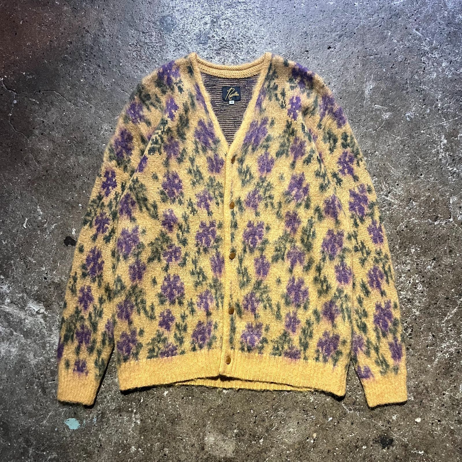 Needles 23aw Mohair Cardigan Flower M ニードルス 2023aw モヘヤ