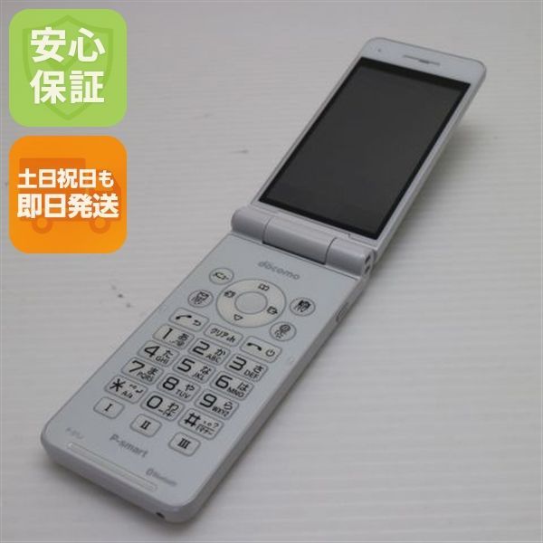 超 P-01J P-smart ケータイ ホワイト ガラケー DoCoMo Panasonic 本体 白ロム 土日祝発送OK 06000