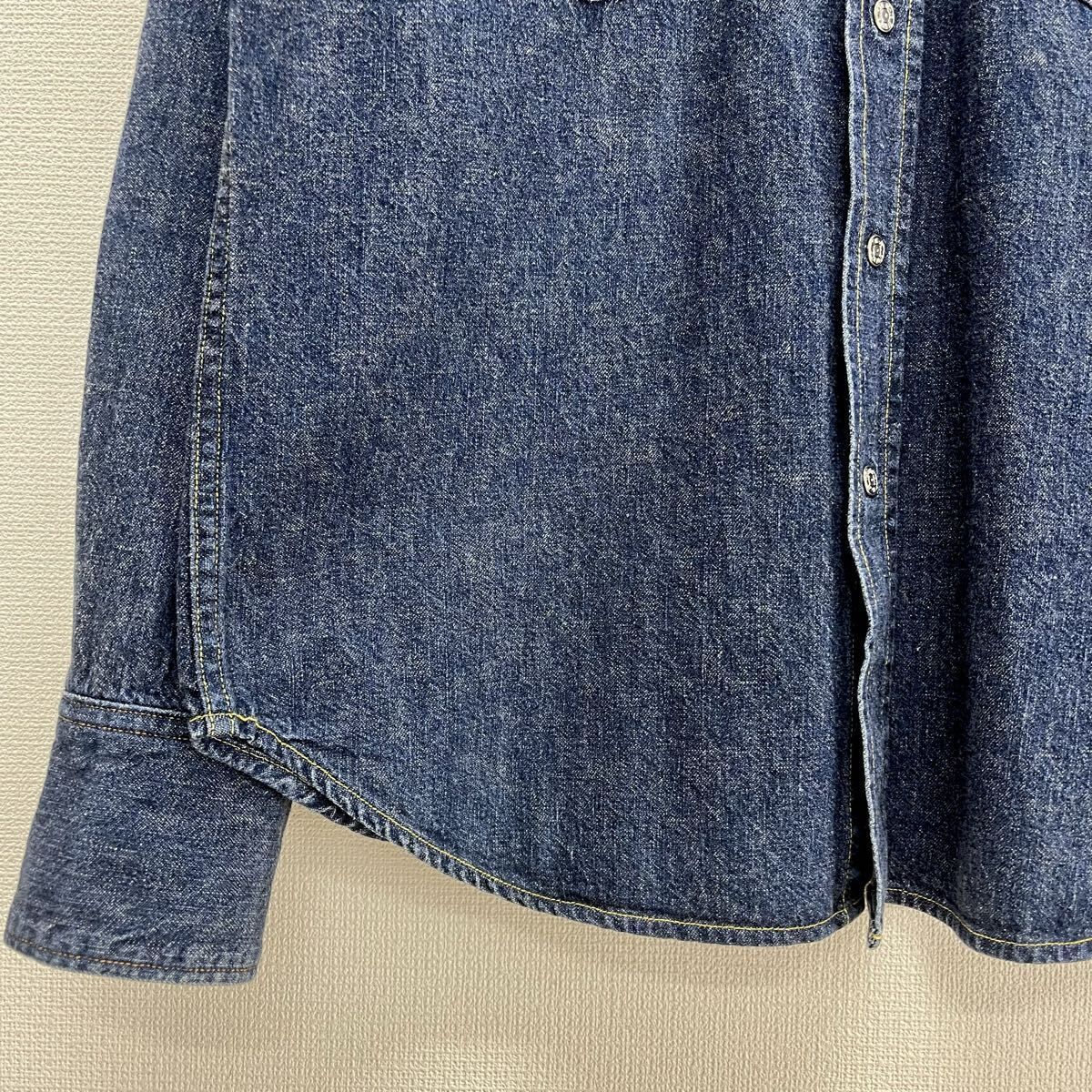 デニム ウエスタンシャツ