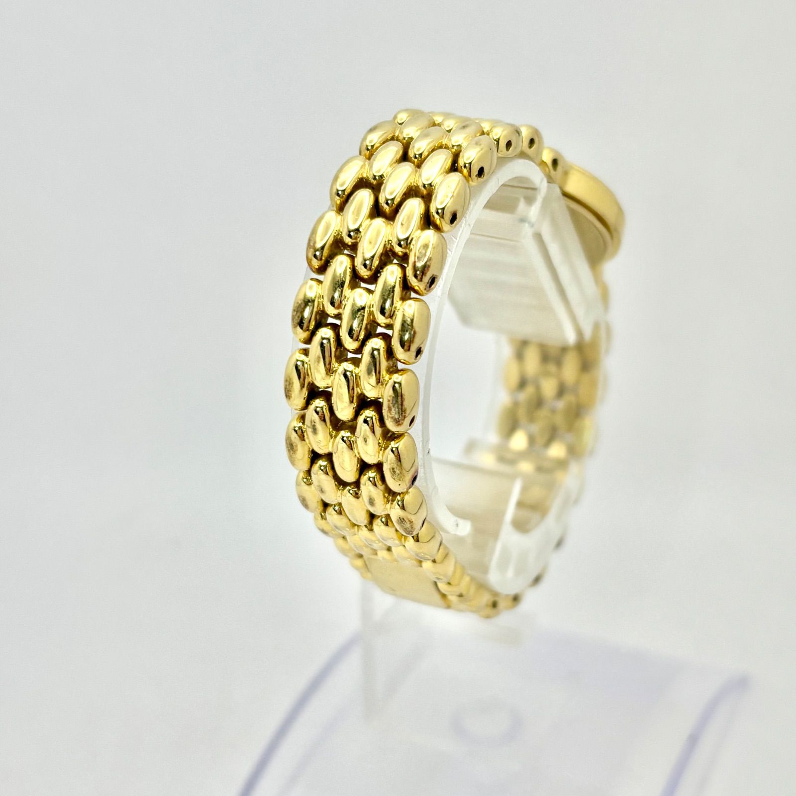 美品/新品電池】SEIKO セイコー 1Pダイヤ レディース 腕時計 ゴールド