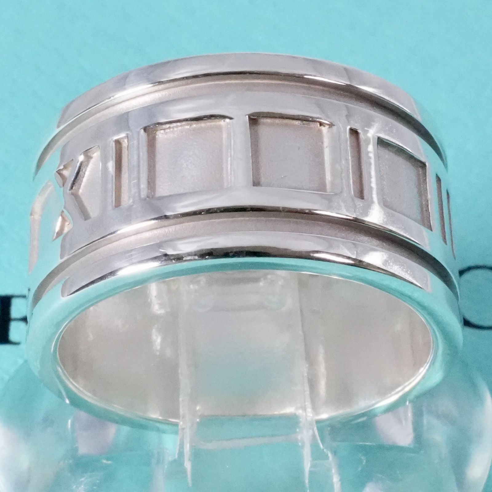 19号 ティファニー アトラス ワイド シルバー リング|25-2021S