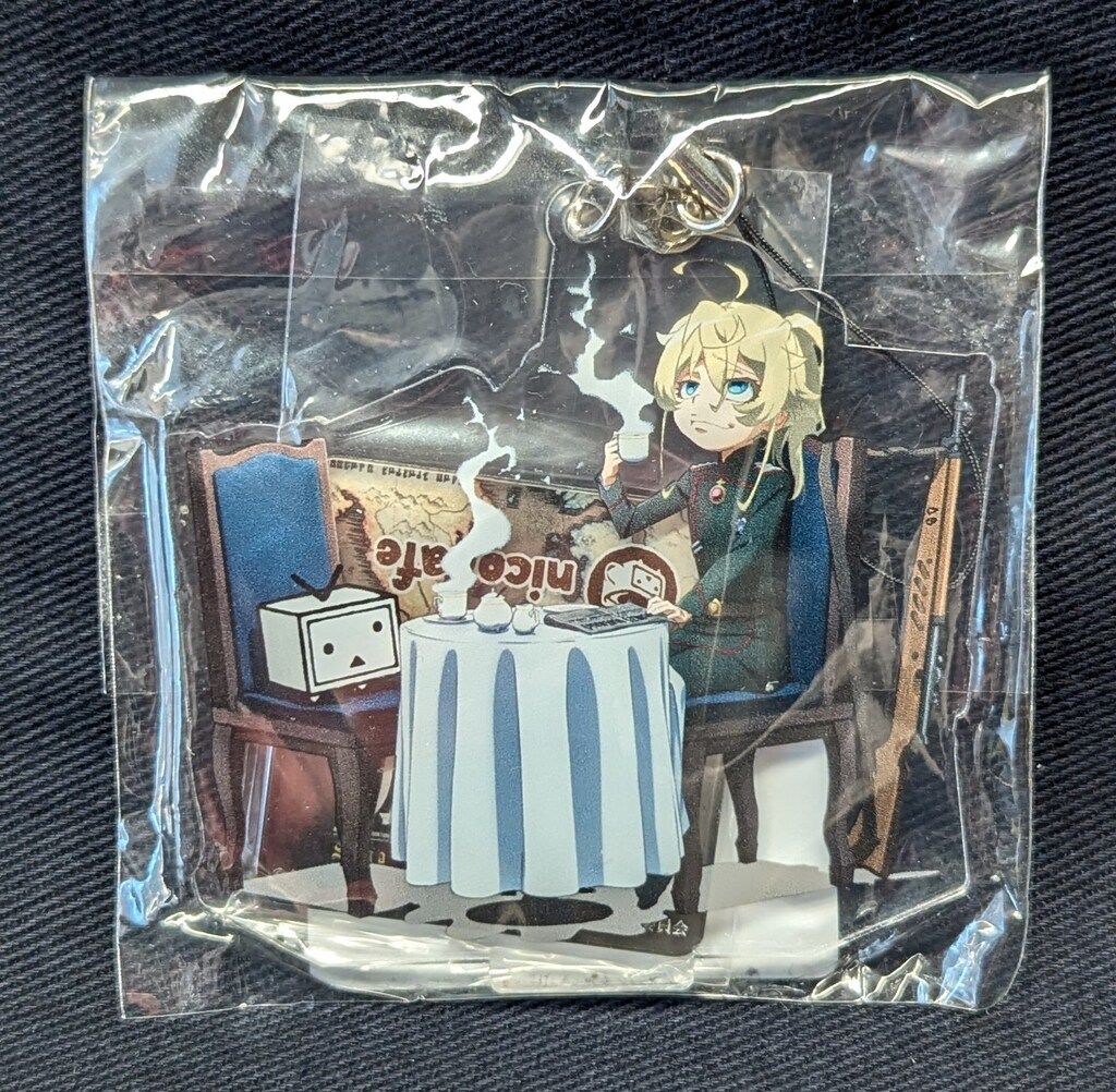 激レア 希少 幼女戦記×nicocafe アクリルスタンドストラップ ターニャ アクリルスタンドストラップ/幼女戦記×nicocafe ターニャ・フォン