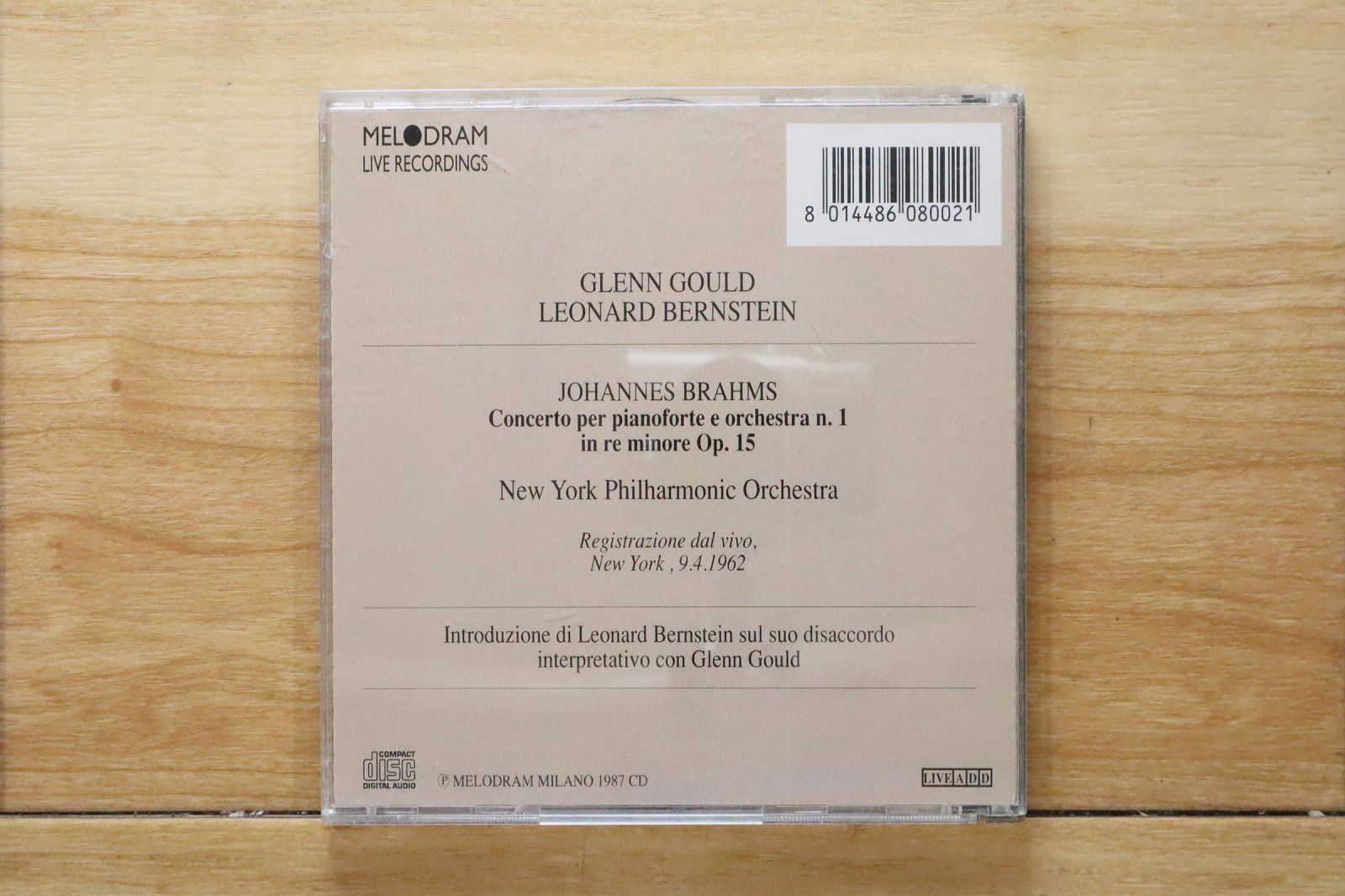 中古CD☆/GLENN GOULD LEONARD BERNSTEIN□ i Grandi Concerti