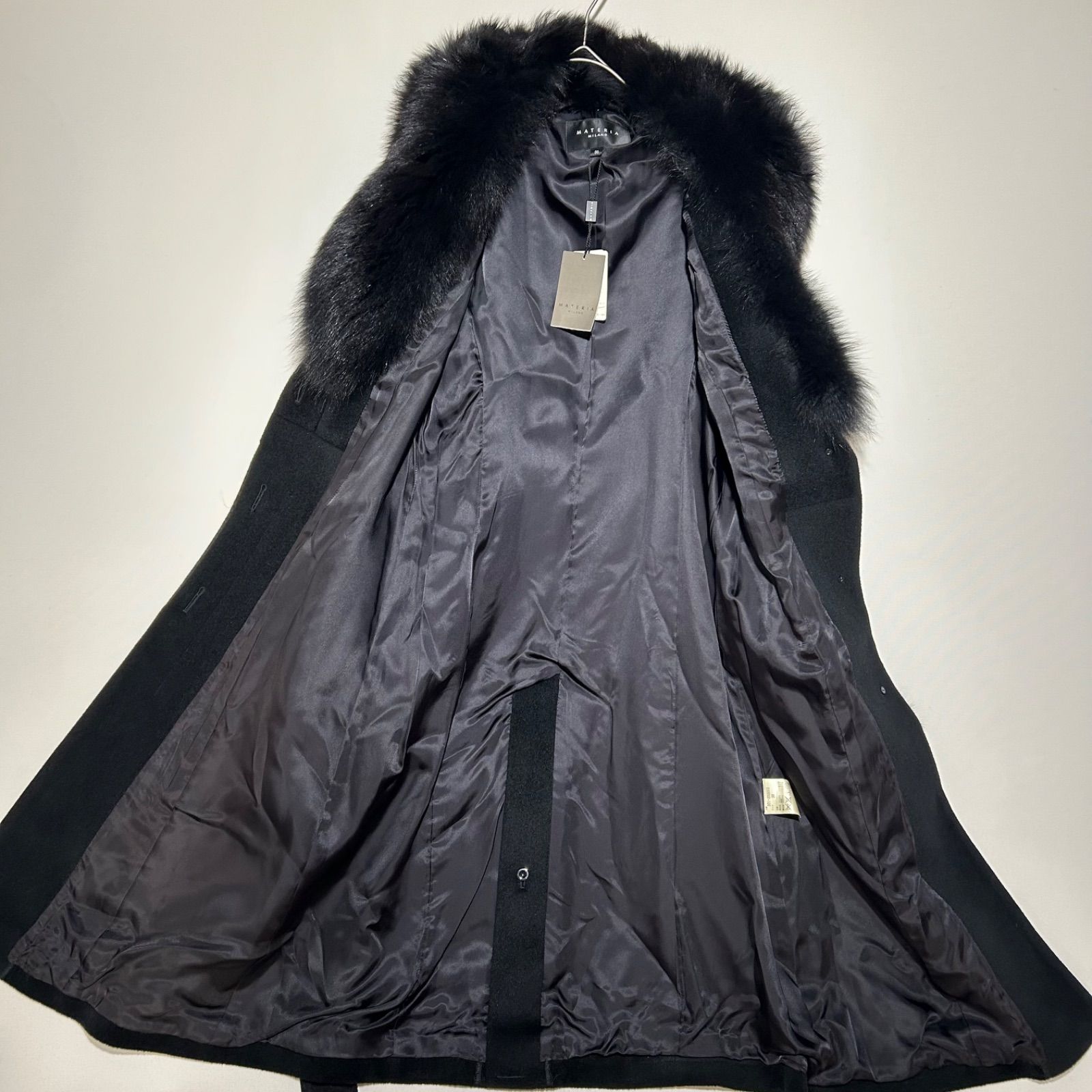 未使用品/タグ付き】 マテリア MATERIA ブルーフォックスファー