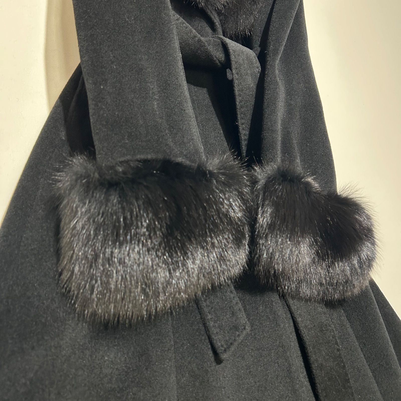 未使用品/タグ付き】 マテリア MATERIA ブルーフォックスファー