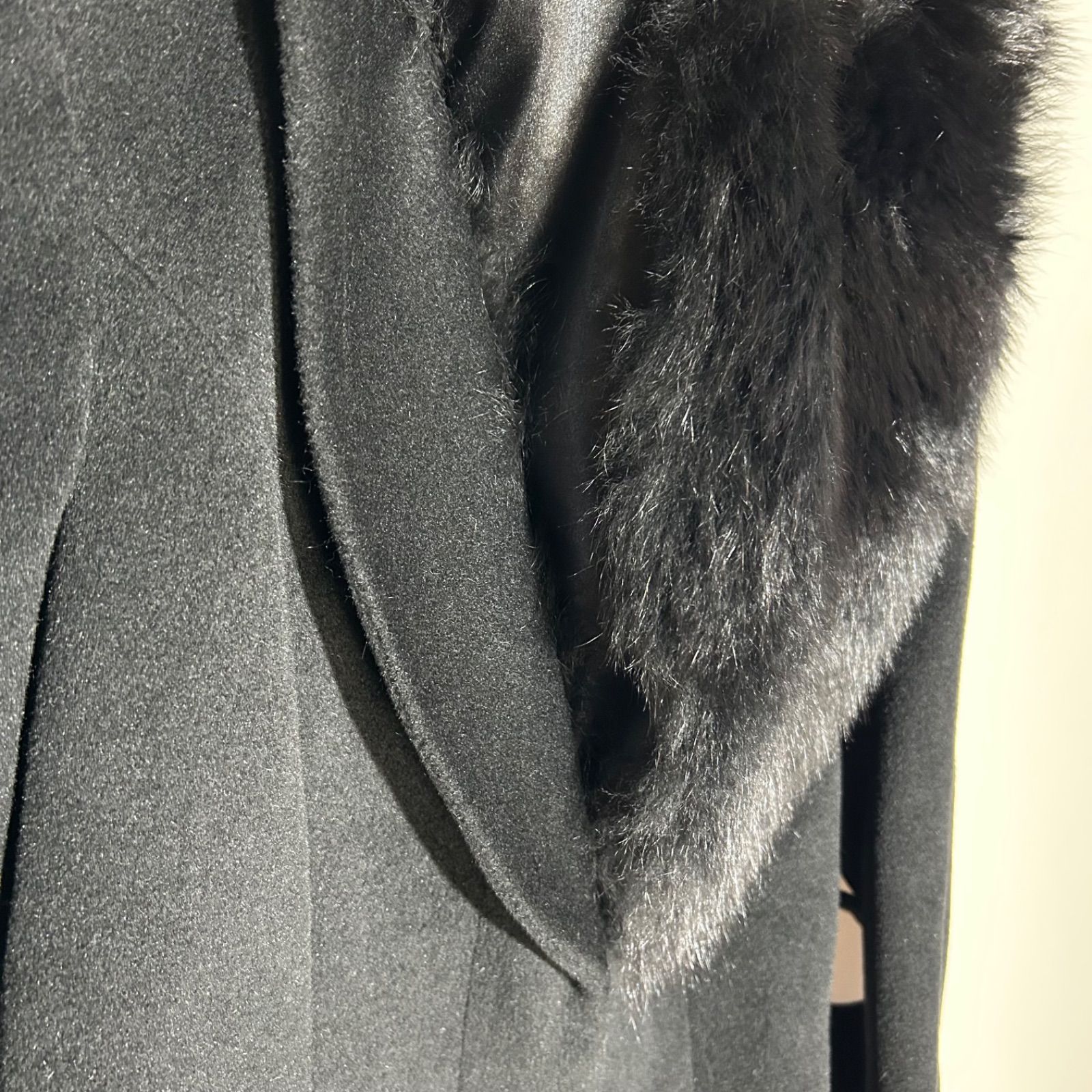 未使用品/タグ付き】 マテリア MATERIA ブルーフォックスファー