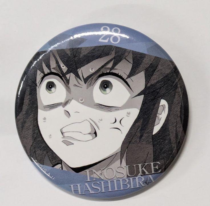 嘴平伊之助 鬼滅の刃 隊士百景 エモーショナル缶バッジ 嘴平 伊之助 28