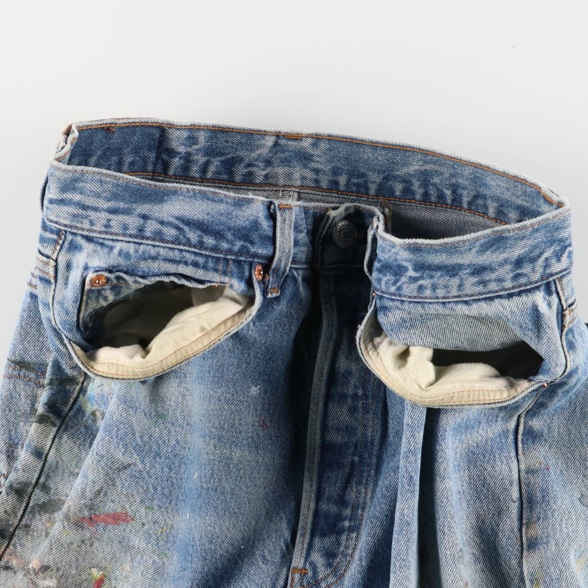 ストレートデニムパンツ